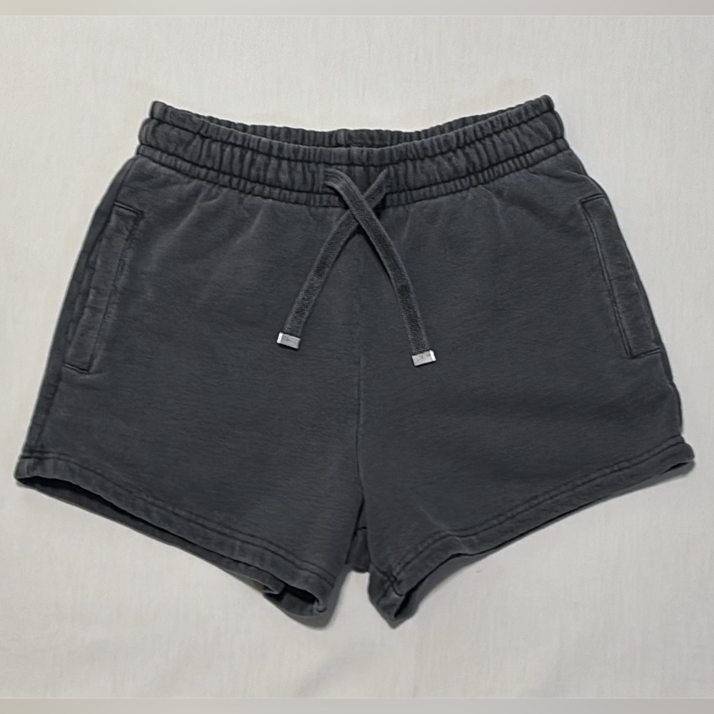 Talentless Gray Sweat Shorts Drawstring Lounge Cotton Minimalist XS